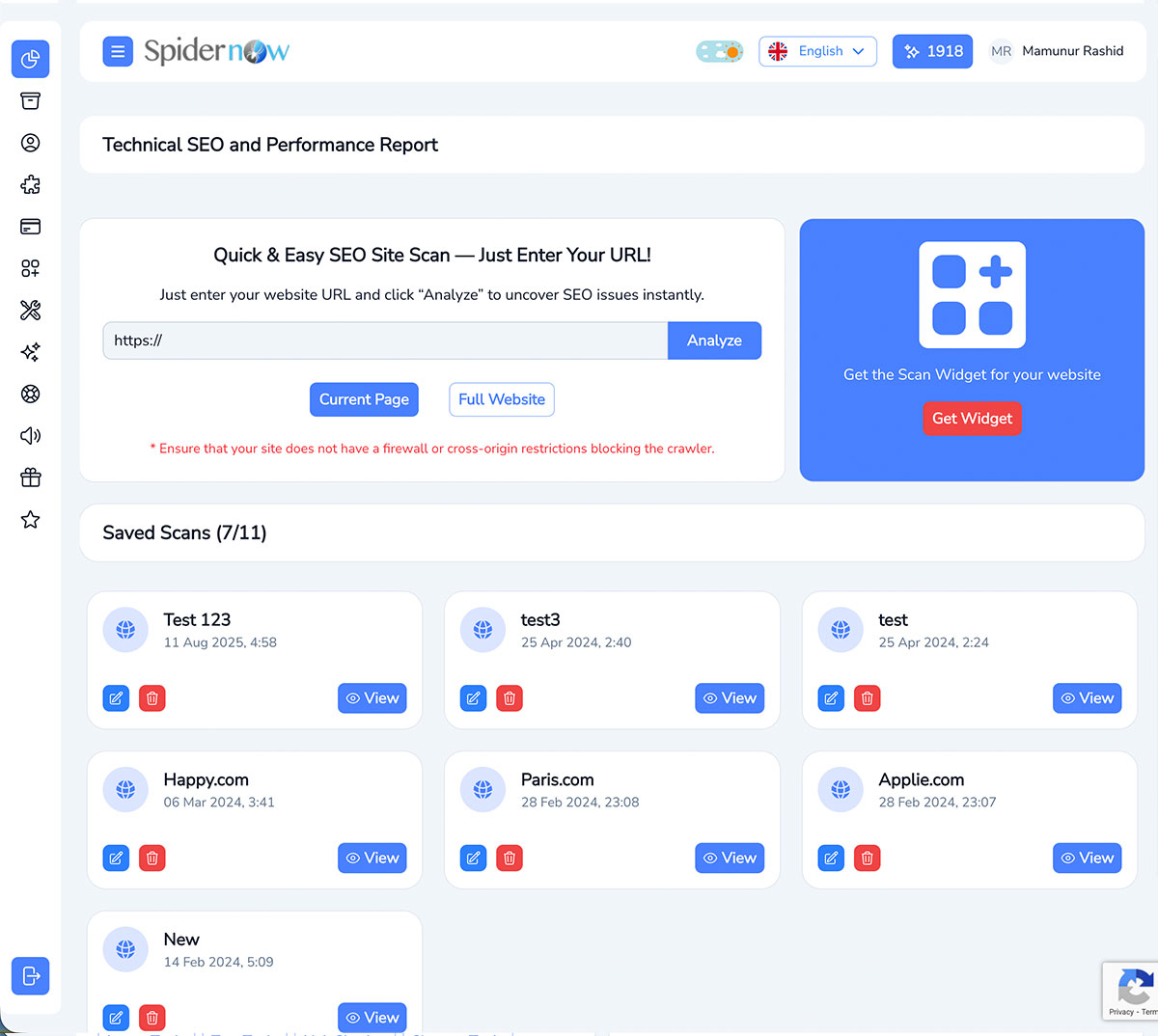 SpiderNow - Web application and tools platform as Co-Founder & Senior Engineer.
